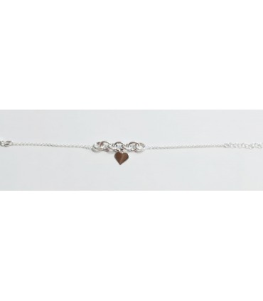 PULSERA ARGOLLAS CORAZON