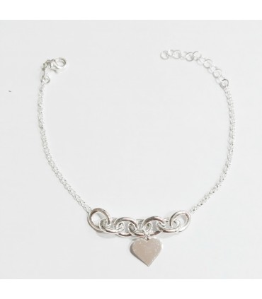 PULSERA ARGOLLAS CORAZON