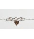 PULSERA ARGOLLAS CORAZON