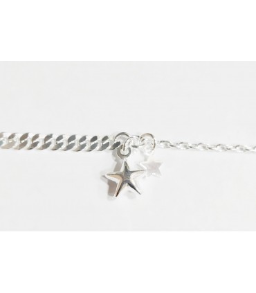 PULSERA DOBLE CADENA ESTRELLA