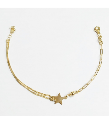 PULSERA STAR DOBLE CADENA