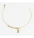 PULSERA DOBLE CADENA LUNA