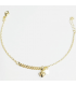 PULSERA DOBLE CADENA CORAZON
