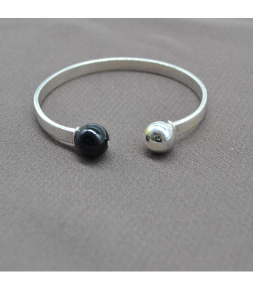 PULSERA CABALLERO BOLA PIEDRA NATURAL (diam.16mm)