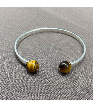 PULSERA CABALLERO BOLA PIEDRA NATURAL (diam.18mm)