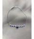 PULSERA RIVIERE GARRA CORAZÓN ZAFIRO