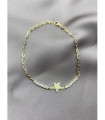 PULSERA ESLABONES CHATONES ESTRELLA