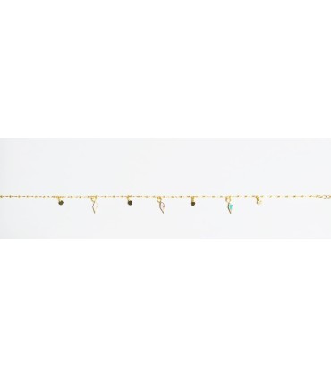 TOBILLERA RAYOS ESMALTE