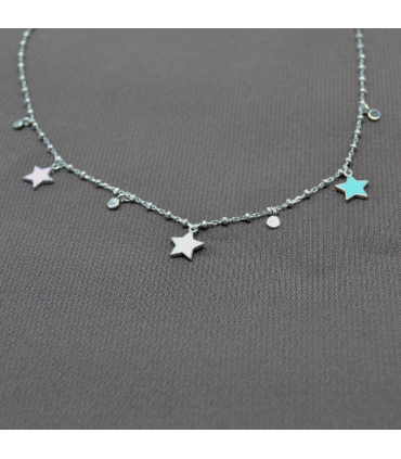 TOBILLERA ESTRELLAS ESMALTE